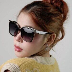 NEW VERSACE SUNGLASSES WOMEN BLACK GOLD EYEWEAR VERSACE VE2278D GB1/87